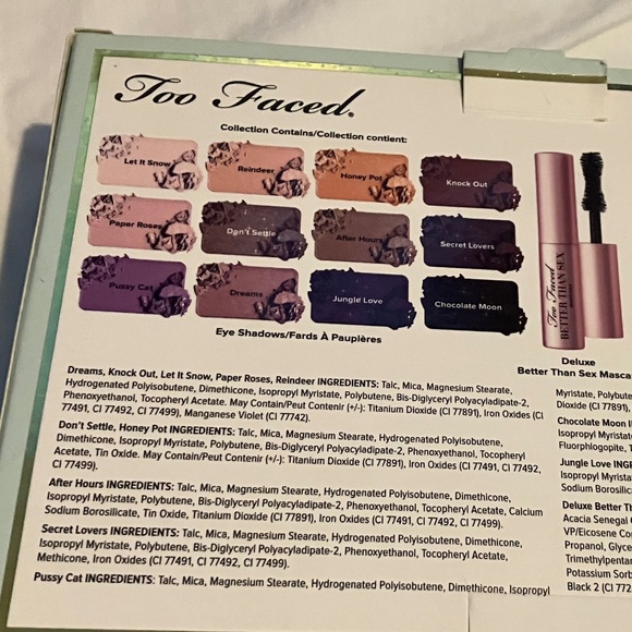 Too Faced La Petite Mason Dollhouse Box Eyeshadow Palette.  New!  Unswatched! - Picture 13 of 14